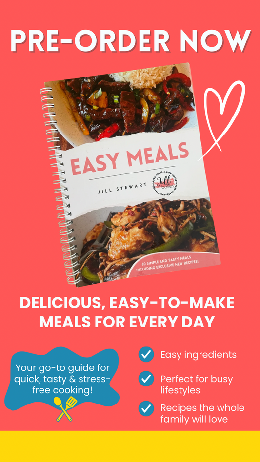 “Jill Bakes Easy Meals” Hard Copy