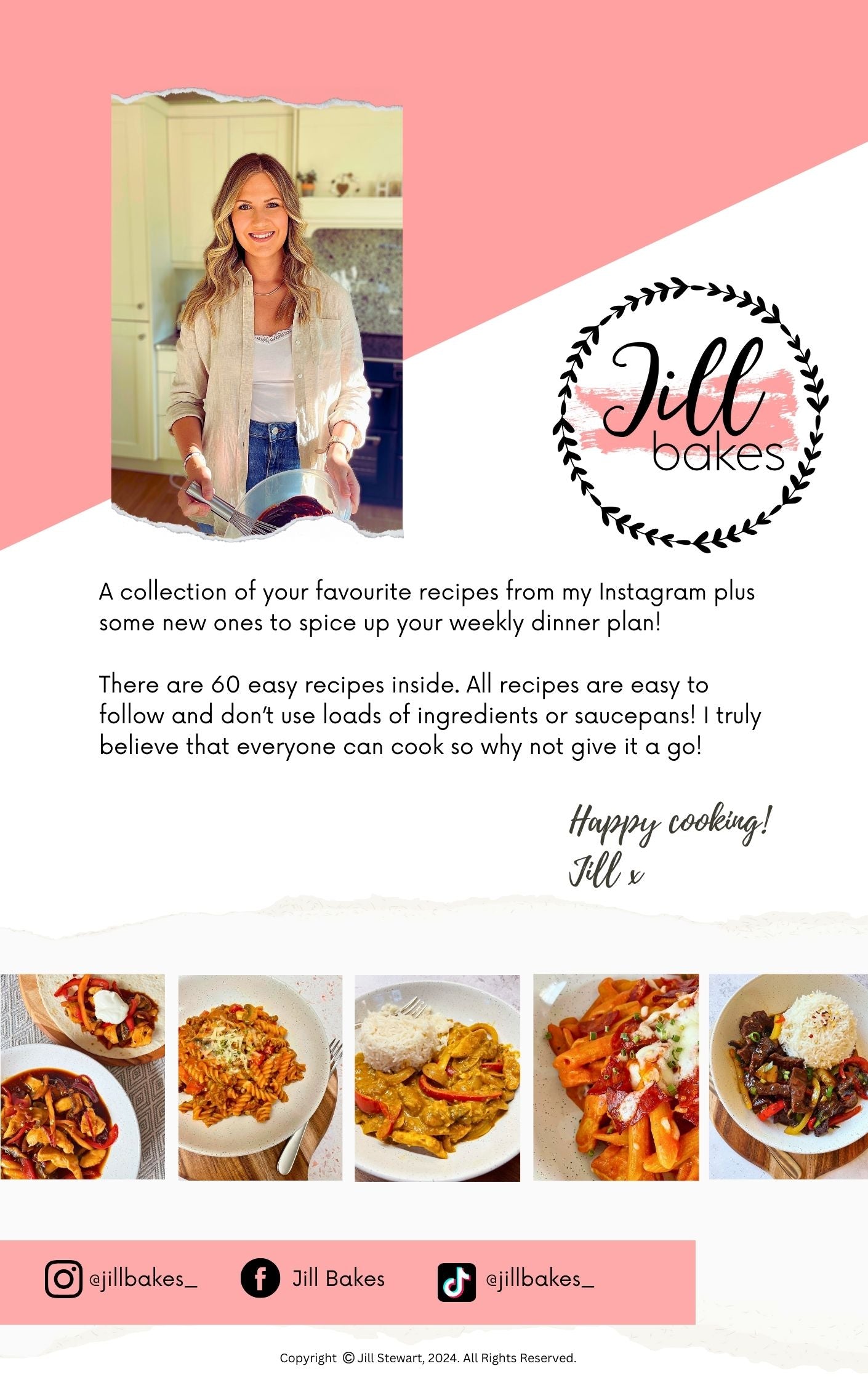 Jill Bakes Easy Meals Recipe Ebook
